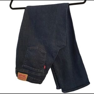 Levi's 505 Straight Leg Darker Wash Jeans